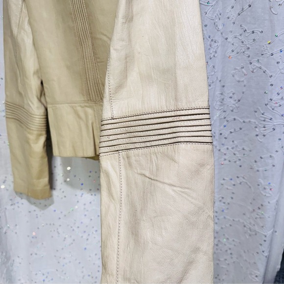 Vintage Y2K Danier Women’s Soft Leather Jacket Fitted, Flattering & Unique SZ XL - Picture 3 of 8